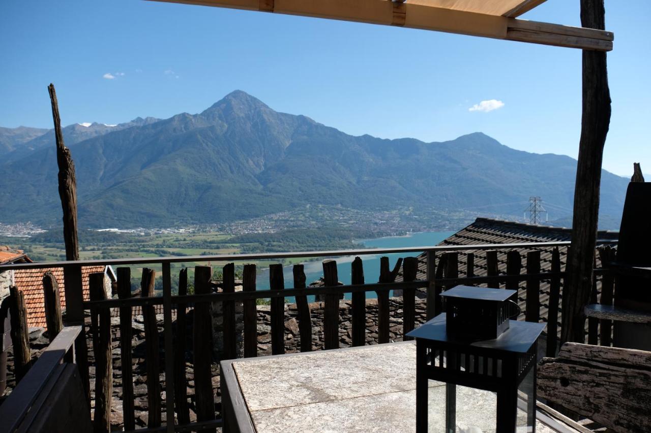 Appartamenti Montemezzo Le Case In Pietra Sorico Buitenkant foto